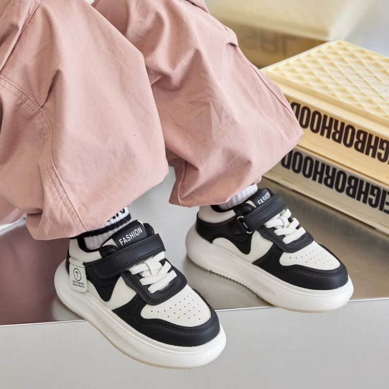 Dječje visoke tenisice s flis unutrašnjosti, Velcro zatvaranje, unisex, za jesen, zimu i proljeće
