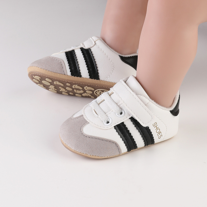Cipele za hodanje za bebe 0–1 godina, prugaste, prozračne, protuklizna potplata, svakodnevne