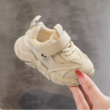 Unisex dječje tenisice s flis podstavom i Velcro kopčanjem, za jesen-zimu, 12-36 mjeseci, bijele