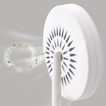 LED sminktükör ventilátorral és világítással, egyoldalas tükör, asztali nagyító tükör, kis kör alakú sminktükör