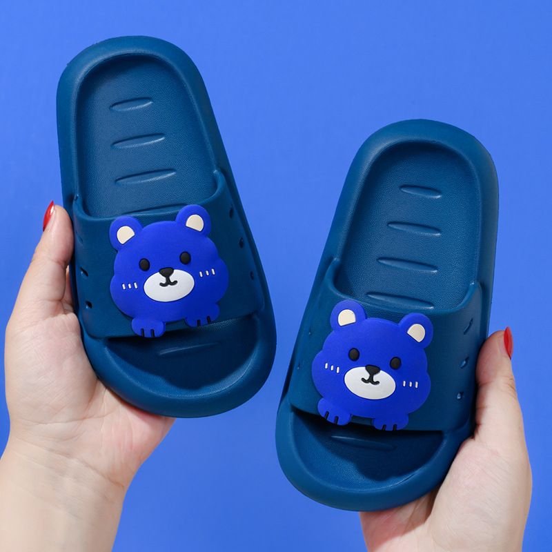 Gyerekeknek szóló cartoon mintás szandál puha talppal, csúszásmentes, szagtalanító, nyári unisex bel- és kültéri viseletre