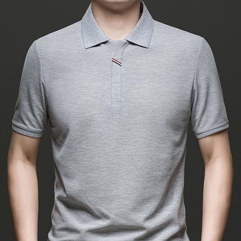 Muška ljetna polo majica kratkih rukava, jednostavan casual stil, pamukova smjesa
