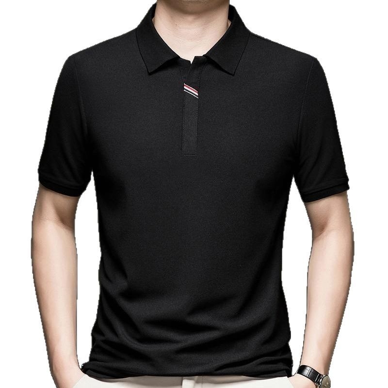 Muška ljetna polo majica kratkih rukava, jednostavan casual stil, pamukova smjesa