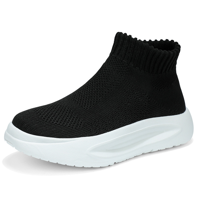 Jesenske dječje tenisice Flyknit, srednje visine, Slip-On