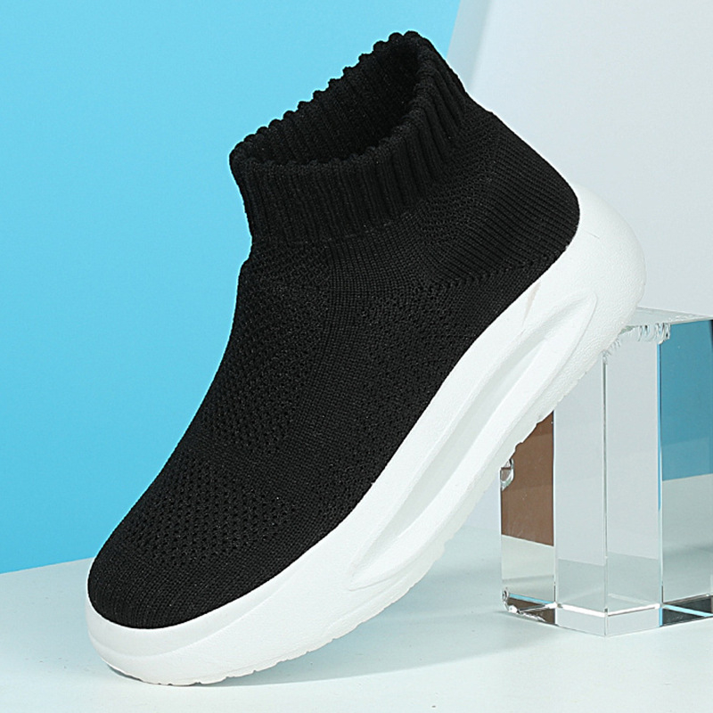 Jesenske dječje tenisice Flyknit, srednje visine, Slip-On
