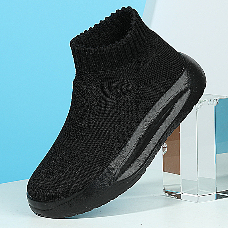 Jesenske dječje tenisice Flyknit, srednje visine, Slip-On