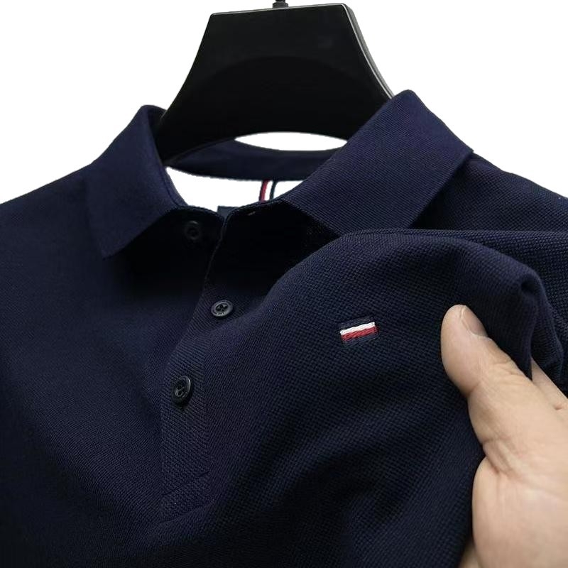Tommy Mei muška polo majica od 100% pamuka, kratki rukav, polo ovratnik, pike pamuk, slobodan kroj, bočni otvor