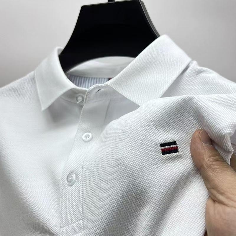 Tommy Mei muška polo majica od 100% pamuka, kratki rukav, polo ovratnik, pike pamuk, slobodan kroj, bočni otvor