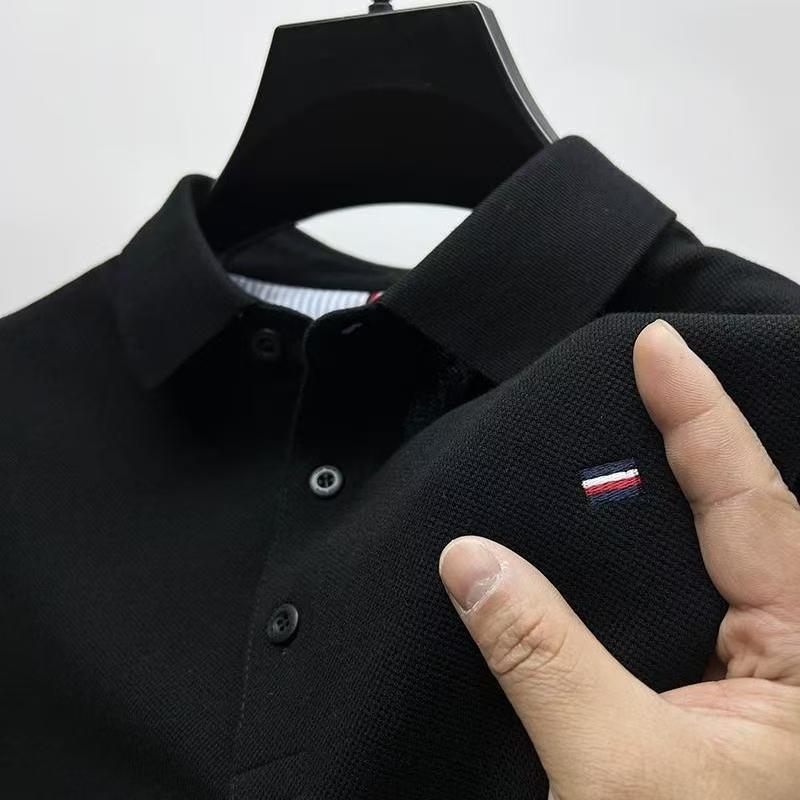 Tommy Mei muška polo majica od 100% pamuka, kratki rukav, polo ovratnik, pike pamuk, slobodan kroj, bočni otvor