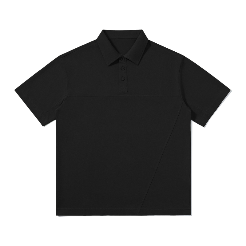 Muška polo majica od 100% pamuka, kratki rukav, labav kroj, ljetna svakodnevna majica s polo ovratnikom