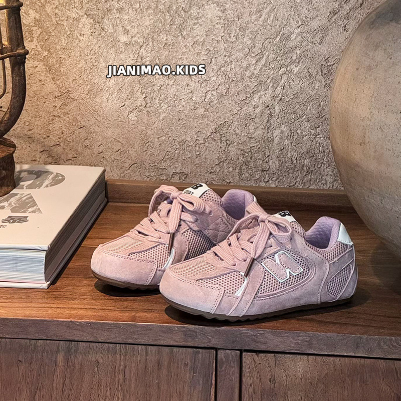 Dječje tenisice u korejskom stilu, retro Forrest Gump, proljeće-jesen 2026, unisex, lagane tenisice s Velcro zatvaračem