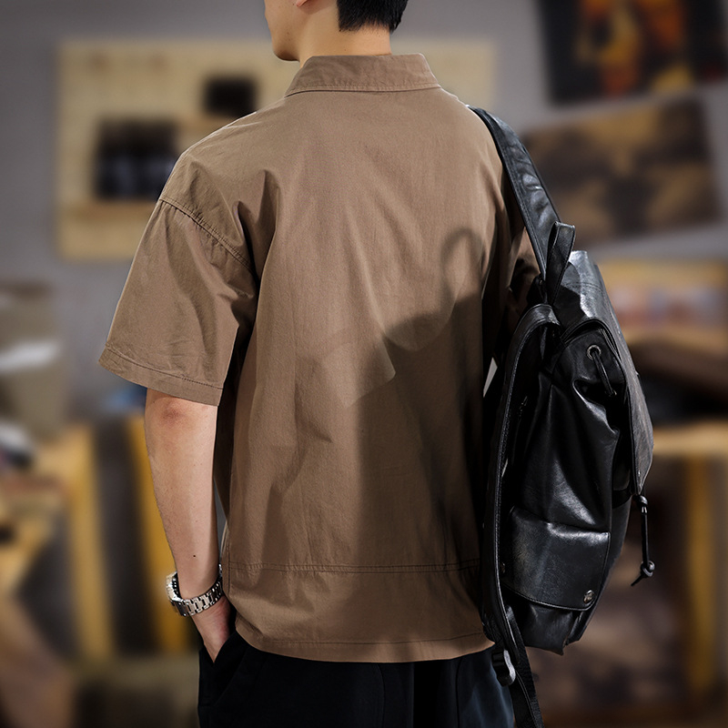 Muška polo majica od pamuka za ljeto, lagana i tanka, casual, gradski stil