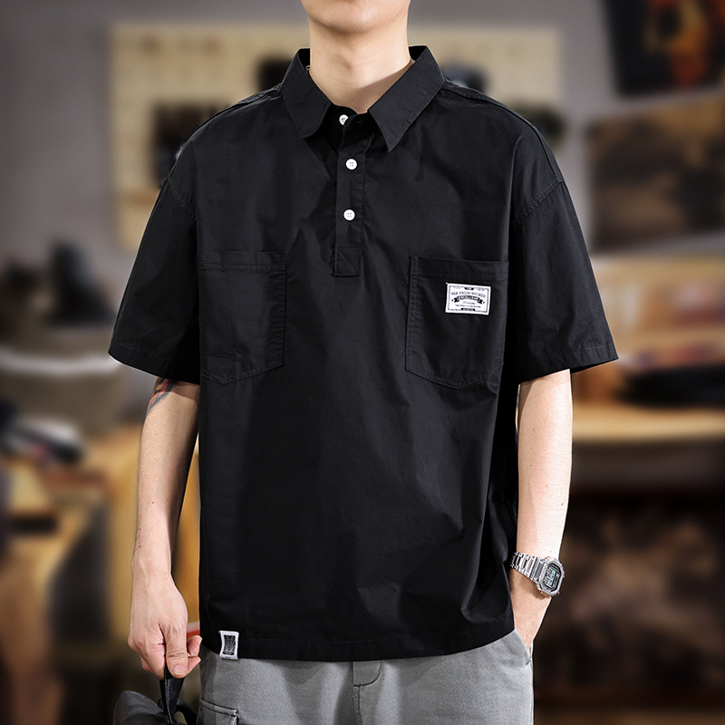 Muška polo majica od pamuka za ljeto, lagana i tanka, casual, gradski stil