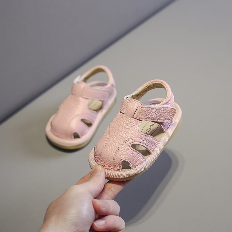 Sandale za bebe i djecu do 3 godine, prozračne, mekane potplata, protuklizna gumena potplata, s Velcro trakom