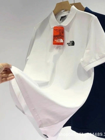 Pamutkeverék Polo Póló Rövid Ujjú, Slim Fit, Nyárra, Uniszex