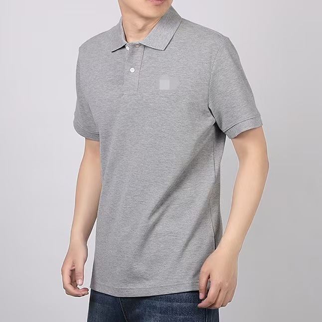 Pamutkeverék Polo Póló Rövid Ujjú, Slim Fit, Nyárra, Uniszex