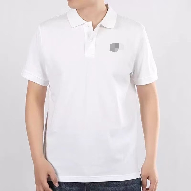 Pamutkeverék Polo Póló Rövid Ujjú, Slim Fit, Nyárra, Uniszex