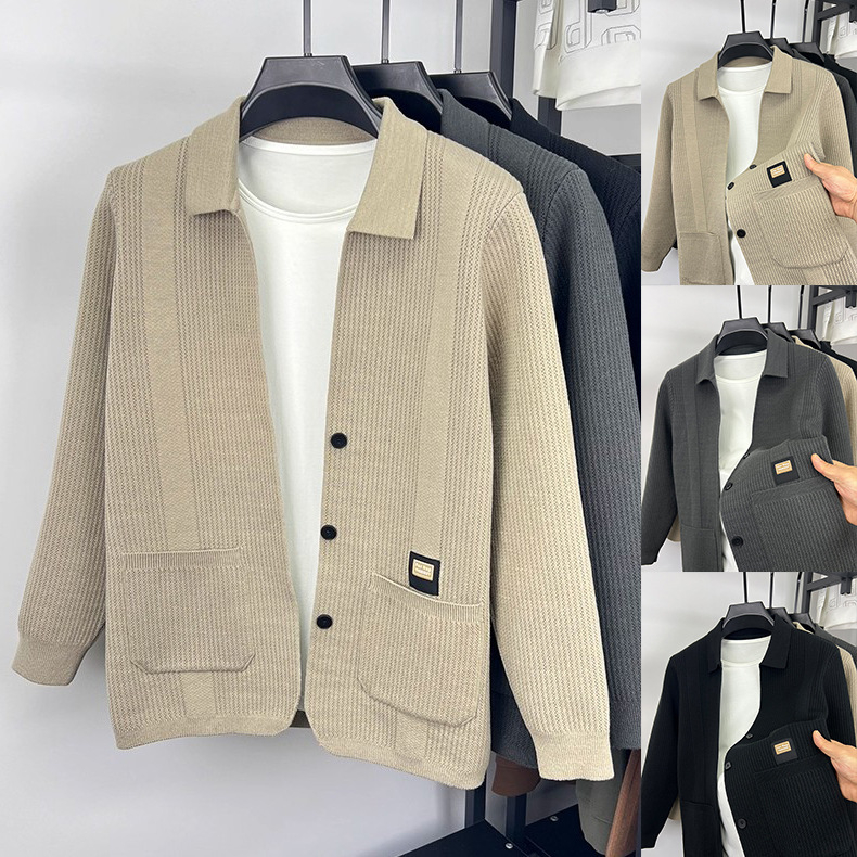 Férfi polo póló, üzleti kötött pulóver és kardigán-jacke – megfizethető lux stílusban