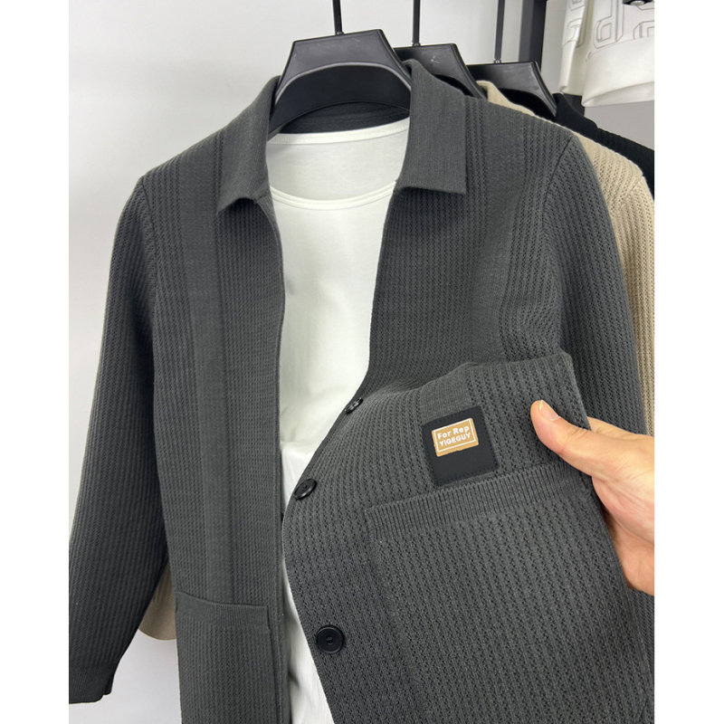 Férfi polo póló, üzleti kötött pulóver és kardigán-jacke – megfizethető lux stílusban