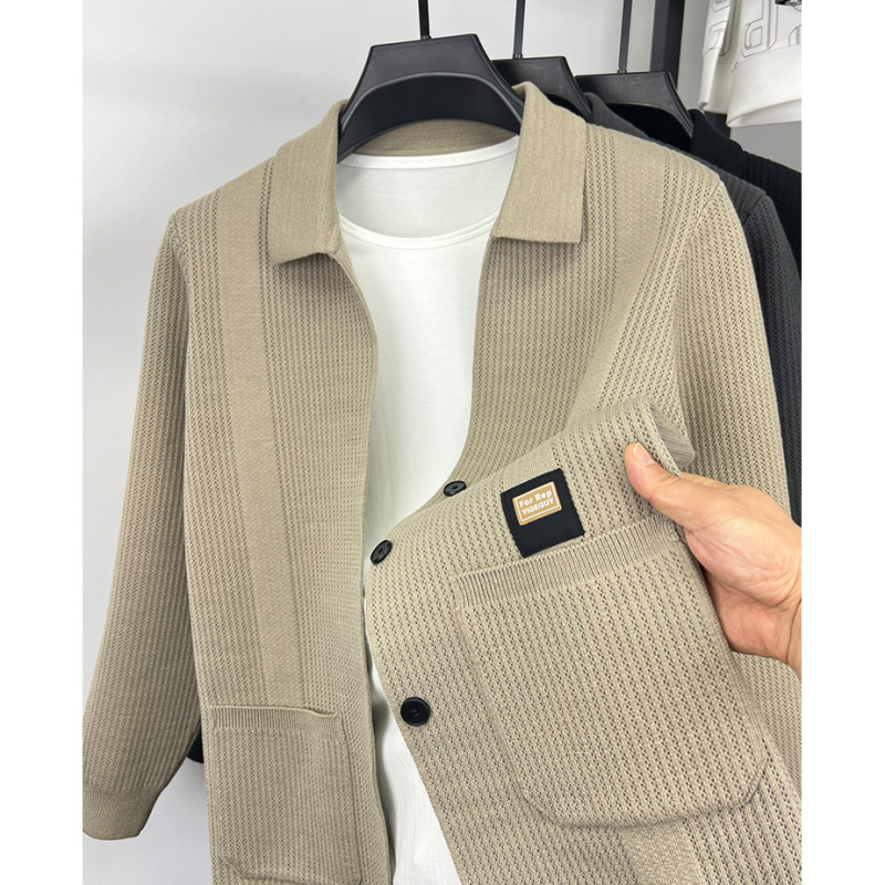Férfi polo póló, üzleti kötött pulóver és kardigán-jacke – megfizethető lux stílusban