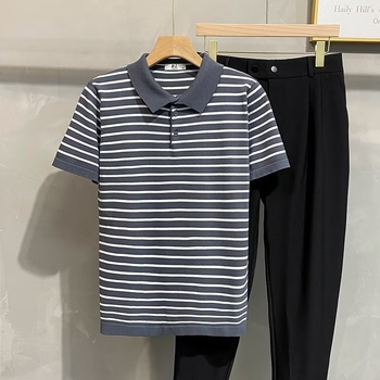 Polo majica 2023, elegantna i svestrana, japanski stil inspiriran, standardna silueta, kratki rukav, novo muško ljeto, inspirirano Harajuku.