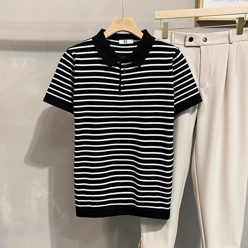Polo majica 2023, elegantna i svestrana, japanski stil inspiriran, standardna silueta, kratki rukav, novo muško ljeto, inspirirano Harajuku.