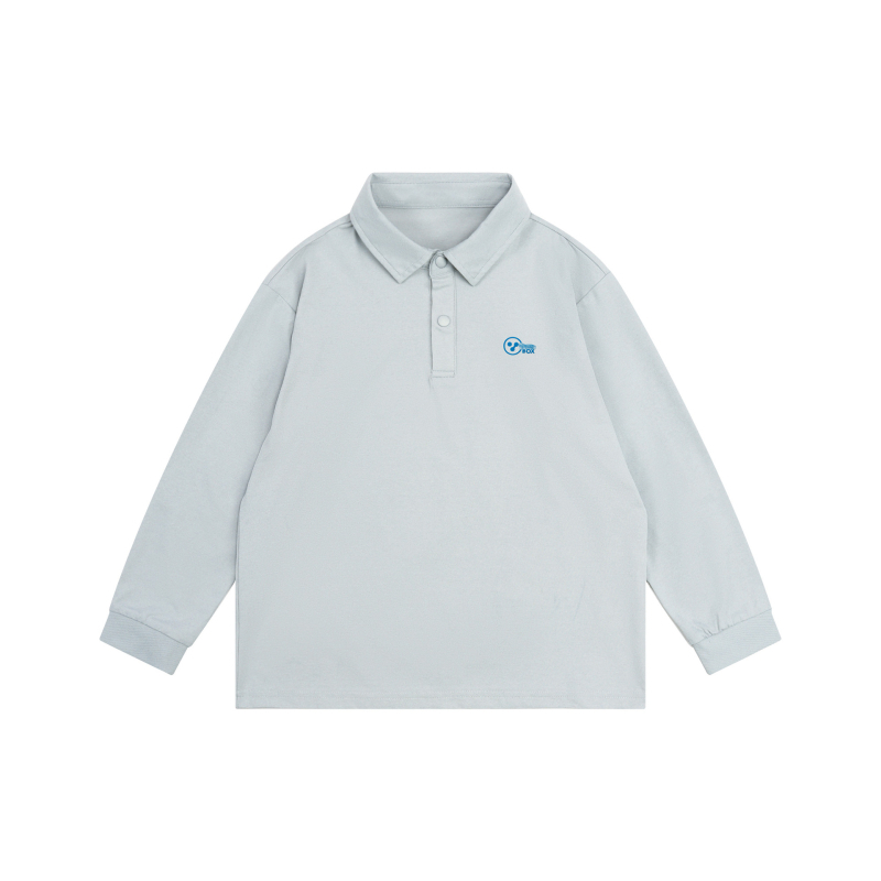 Gyerekeknek polo póló japán retro stílussal, gyorsan száradó, hosszú ujjú, uniszex tavasz–nyár