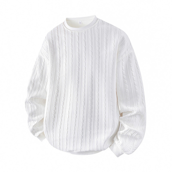 Muški hoodie s kapuljom, okrugli izrez, japanski retro stil, svestran slojeviti top