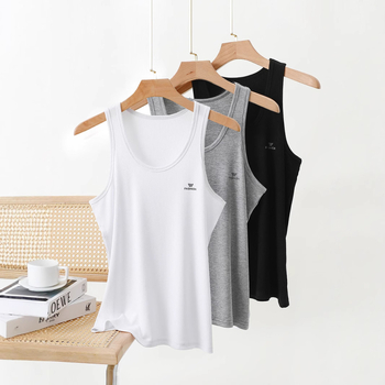 Muški tank top od pamuka, tanak, udoban kroj, ljeto, model 2025