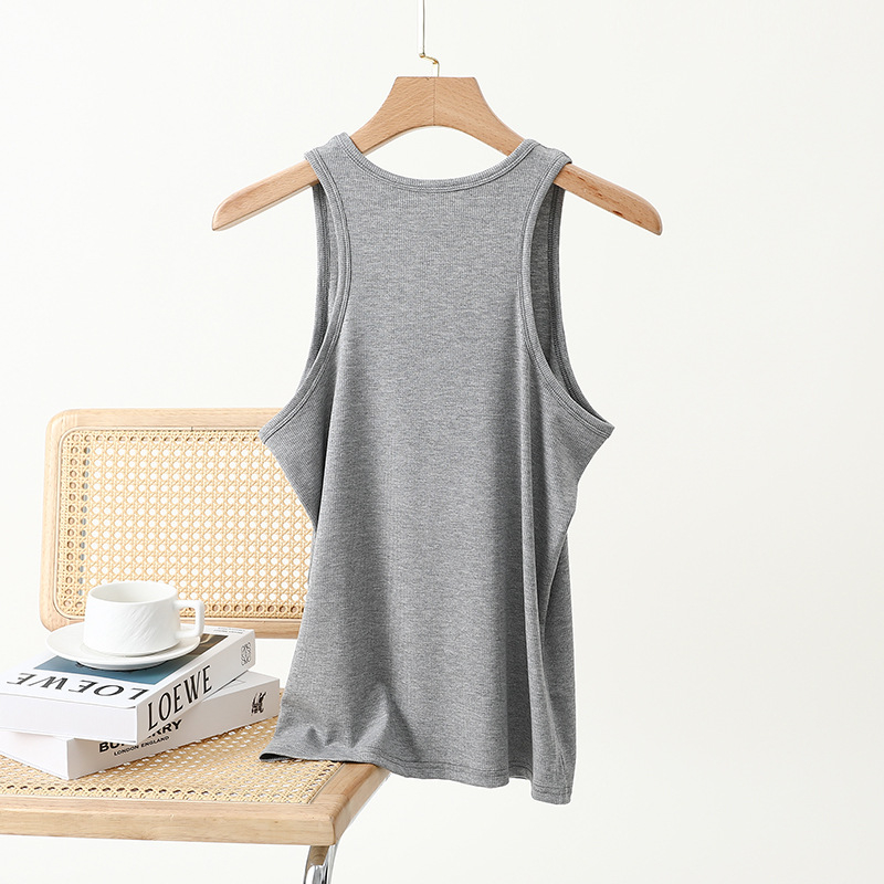 Muški tank top od pamuka, tanak, udoban kroj, ljeto, model 2025