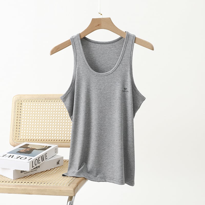 Muški tank top od pamuka, tanak, udoban kroj, ljeto, model 2025