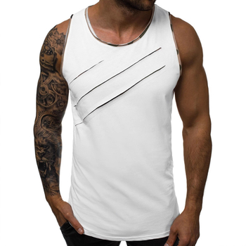 Novo europsko-američko ljetno muško casual fitness tank top, odvodi znoj, racerback 1059