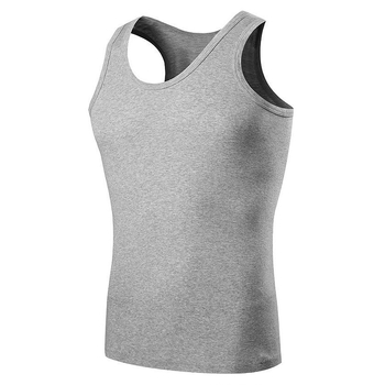 Muški bezrukavni top od 100% pamuka, upija znoj, sportski stil