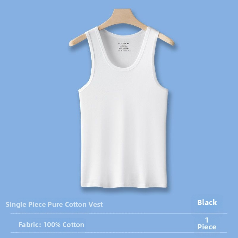 Muški tank top od 100% pamuka, tanak, bez rukava, prozračan, osnovni sloj za sport