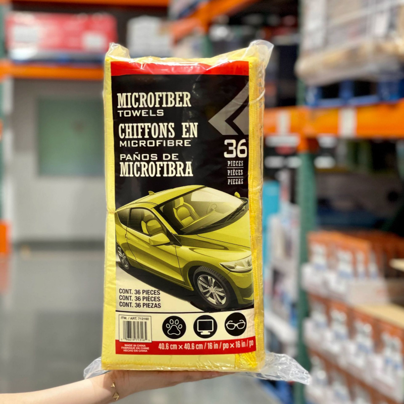 Višenamjenska mikrofiber krpa za čišćenje auta, posuđa i stakla – debela, bez dlačica, bez tragova