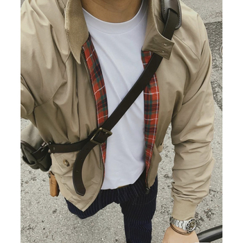 Gddqsdc Harrington kabát G9, amerikai retro, vékony kivitel, munkaruha, férfi kabát