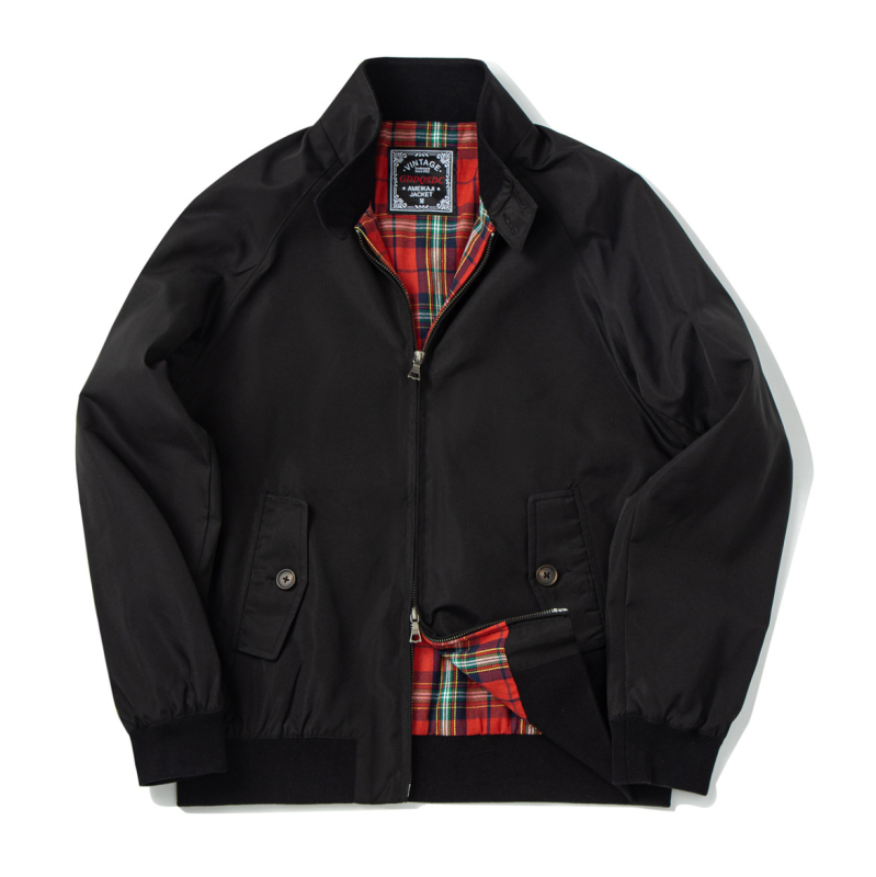 Gddqsdc Harrington kabát G9, amerikai retro, vékony kivitel, munkaruha, férfi kabát