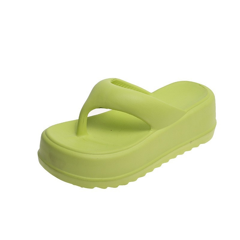 Ženske EVA sandale s debelom 7 cm potplatom, za nošenje na otvorenom, povećanje visine, mekana podloga, protuklizne, između prstiju