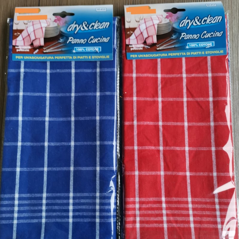 40×60 cm Pamučna kuhinjska krpa s kariranim uzorkom, lagani luksuzni stil