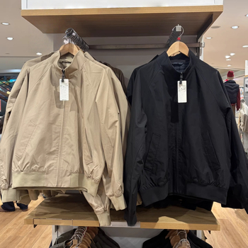 Uniszex Harrington dzseki, álló gallér, hosszú ujjú, cipzárral, laza szabású, tavasz 484610
