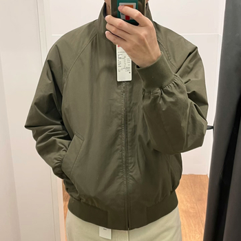 Uniszex Harrington dzseki, álló gallér, hosszú ujjú, cipzárral, laza szabású, tavasz 484610