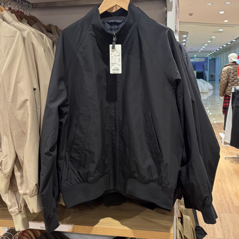 Uniszex Harrington dzseki, álló gallér, hosszú ujjú, cipzárral, laza szabású, tavasz 484610