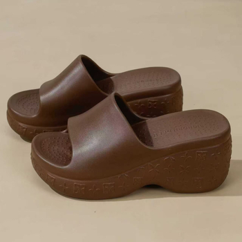 Ženske sandale s 8,0 cm visinom potpetice, ljeto, korejski stil mode, udobne, protuklizne, EVA pjena, s jednim remenom