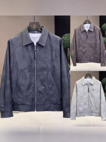 Muška PU kožna jakna s ovratnikom, retro stil, jesen, casual s zatvaračem