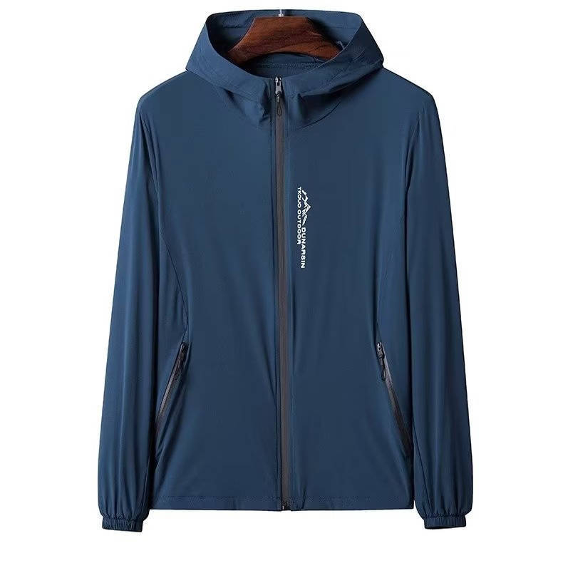 Muška ljetna ultra-tanka, prozračna jakna s zaštitom od sunca, Ice Silk tkanina, vanjski windbreaker za ribolov