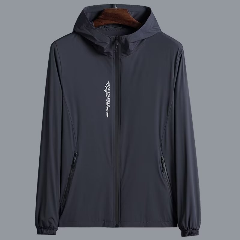Muška ljetna ultra-tanka, prozračna jakna s zaštitom od sunca, Ice Silk tkanina, vanjski windbreaker za ribolov