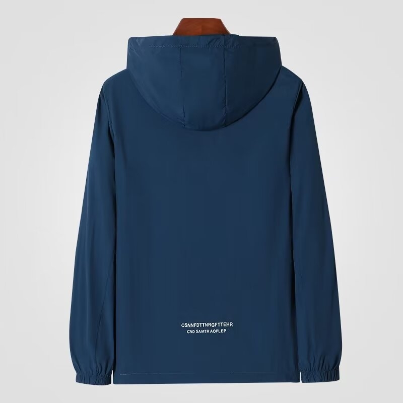 Muška ljetna ultra-tanka, prozračna jakna s zaštitom od sunca, Ice Silk tkanina, vanjski windbreaker za ribolov