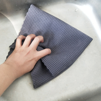 Deblja microfiber krpa za čišćenje automobila s waffle uzorkom, 40×40 cm, vrlo upijajuća