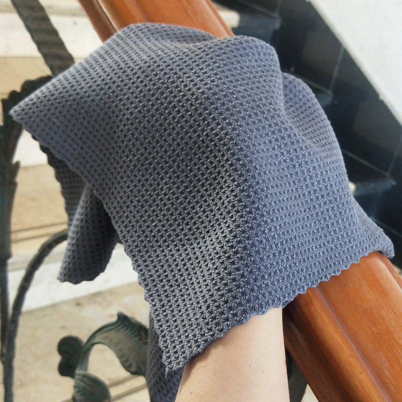 Deblja microfiber krpa za čišćenje automobila s waffle uzorkom, 40×40 cm, vrlo upijajuća