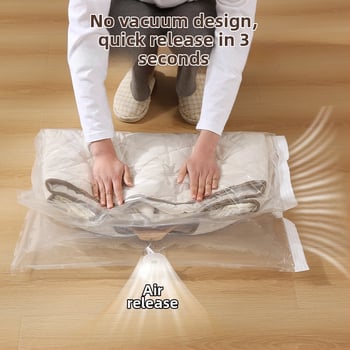 Vakuumska torba za pohranu odjeće za vješanje u ormar, pogodna za pernate jakne
